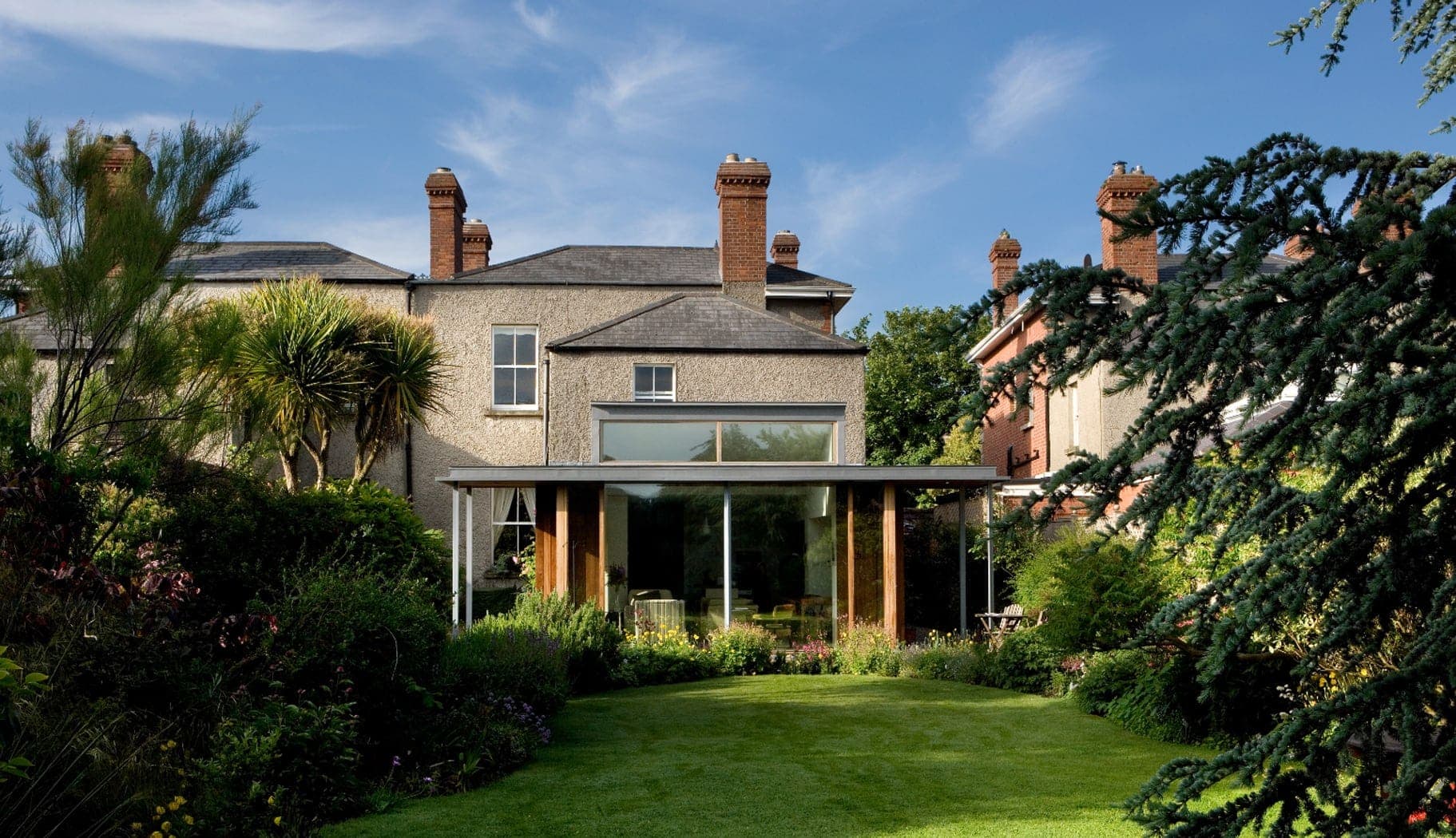 Pavilion extension to Period house in Sandymount-Pavilion-Extension-Victorian-Period-Home-Garden